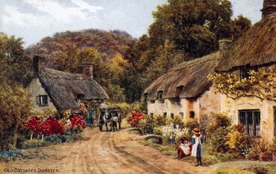 Old Cottages, Dunster by Alfred Robert Quinton